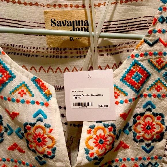 NWT Boho Flowy Boutique top-1x - Picture 3 of 5